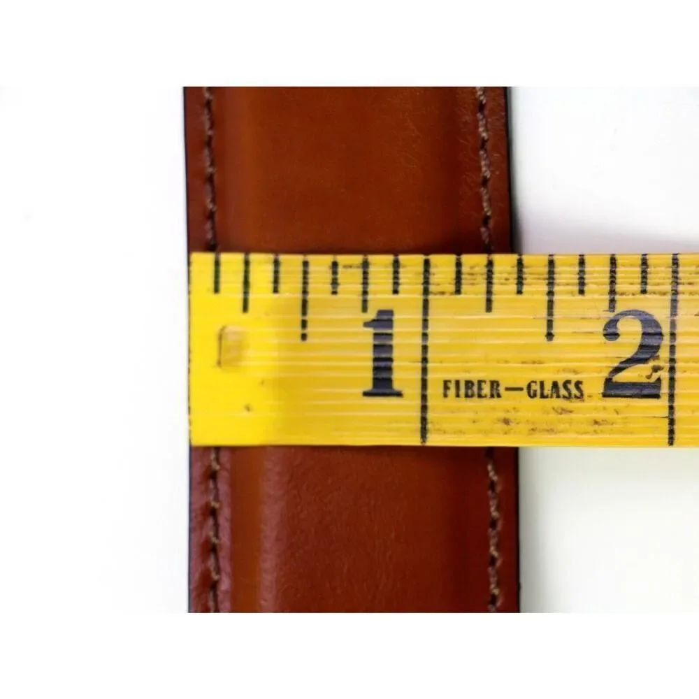 Joseph Abboud BROWN GENUINE LEATHER 1 3/8